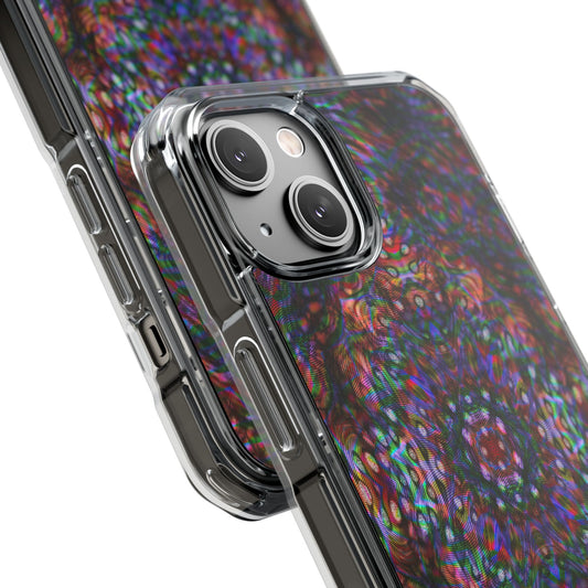 iPhone 14 Magnetic Clear Impact Case - DMT Scribe Tiles No.1