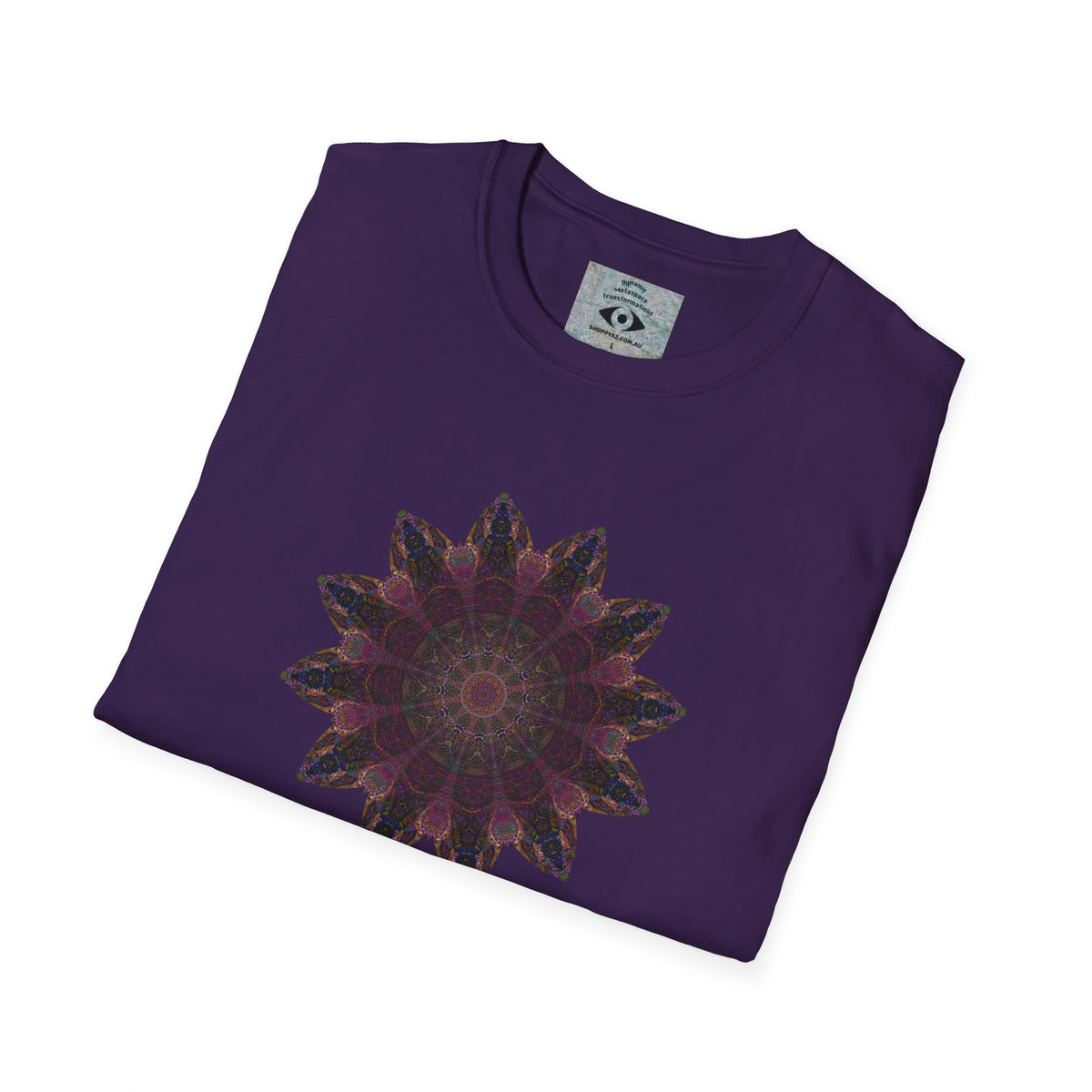 Unisex Softstyle T-Shirt - Love Light Mandalas No.8