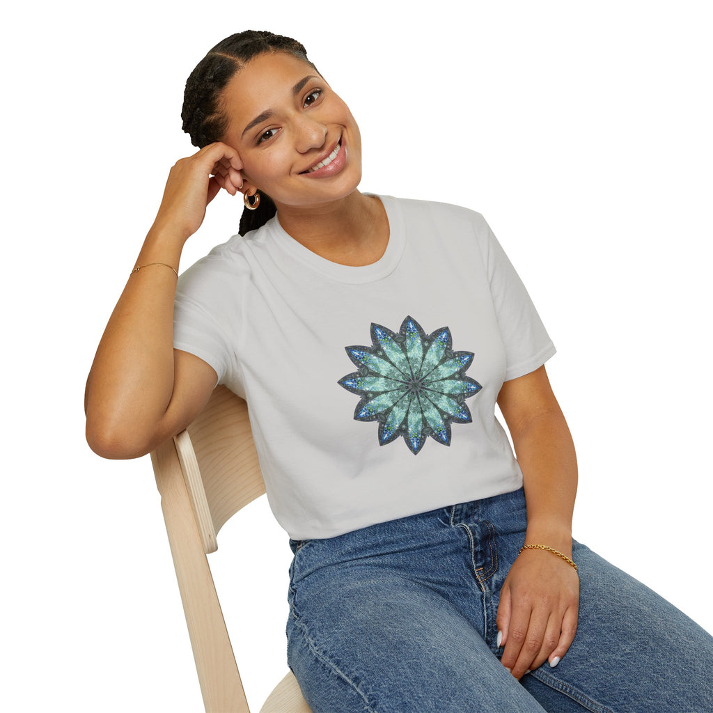 Unisex Softstyle T-Shirt - Love Light Mandalas No.20