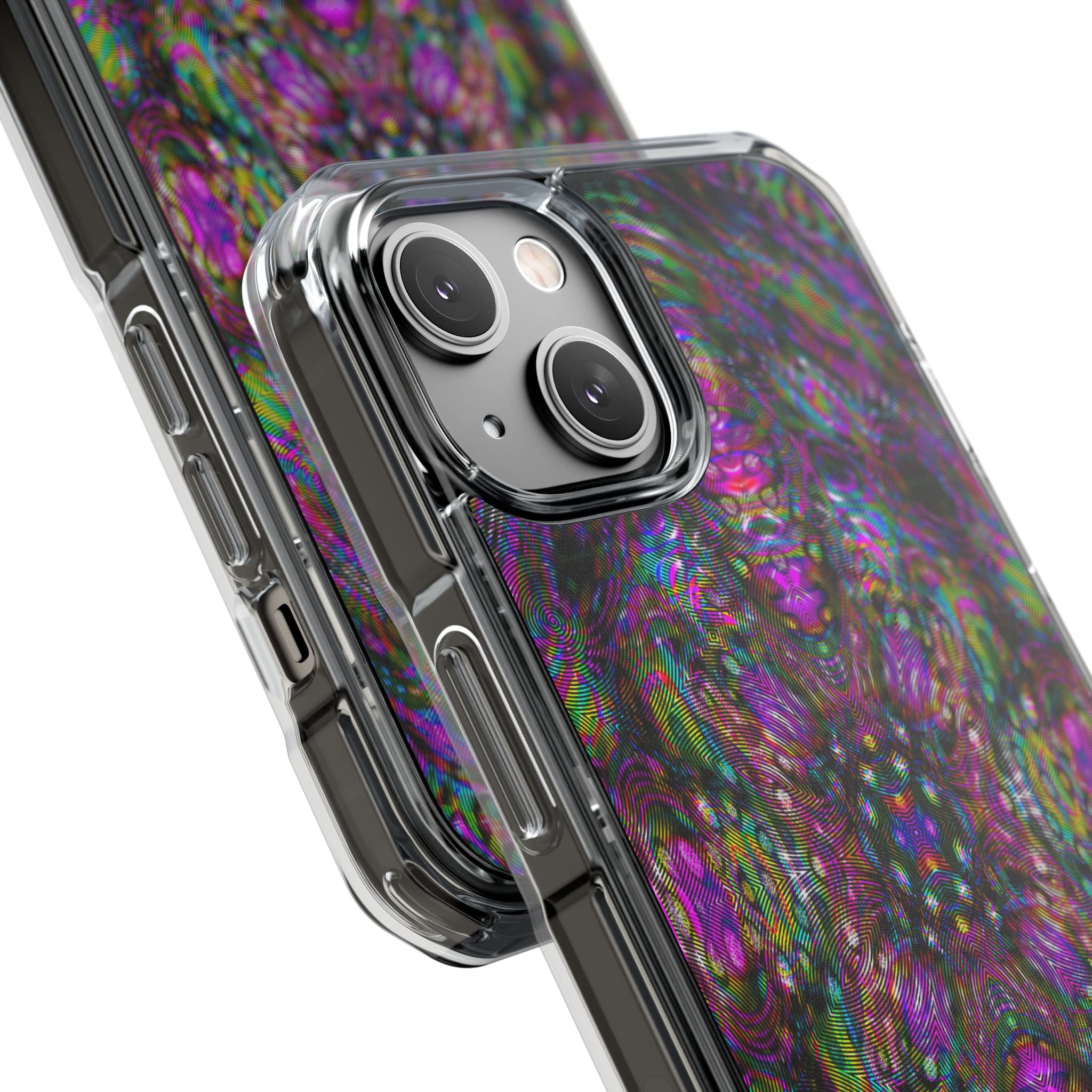 iPhone 14 Magnetic Clear Impact Case - DMT Scribe Tiles No.5