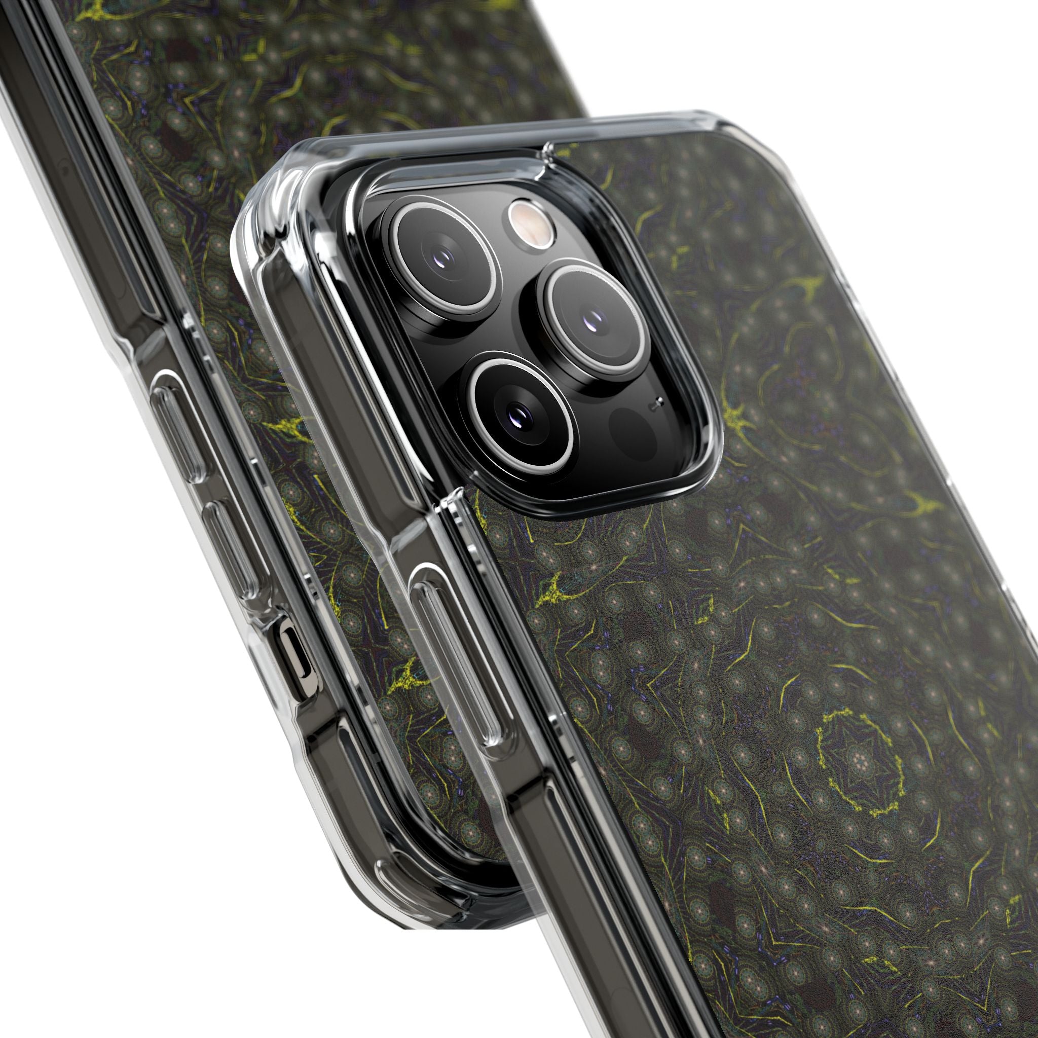 iPhone 14 Magnetic Clear Impact Case - P5 Kaleidoscopic No.2