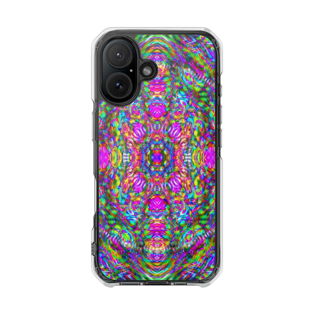 iPhone 16 Magnetic Clear Impact Case - DMT Scribe Tiles No.4