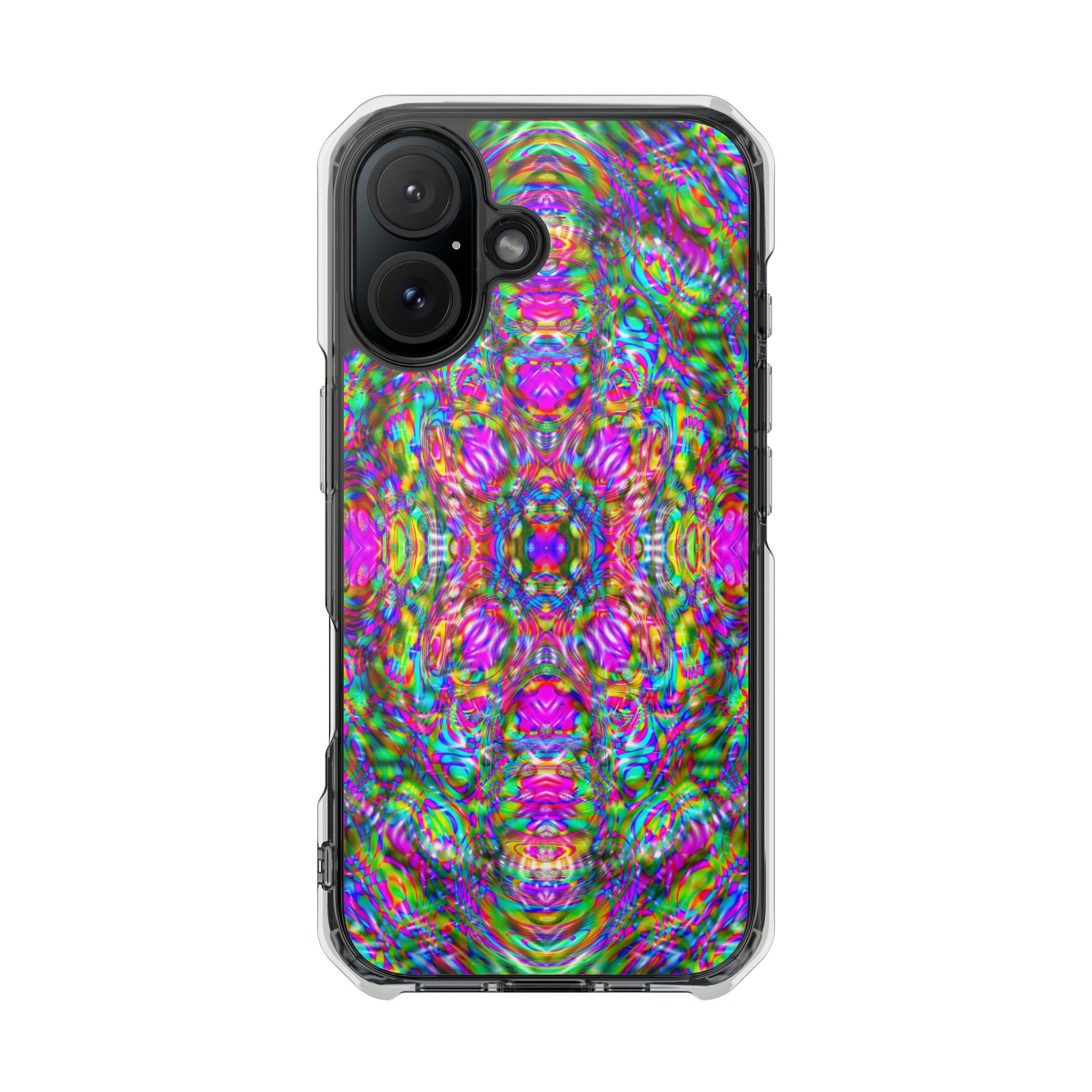 iPhone 16 Magnetic Clear Impact Case - DMT Scribe Tiles No.4