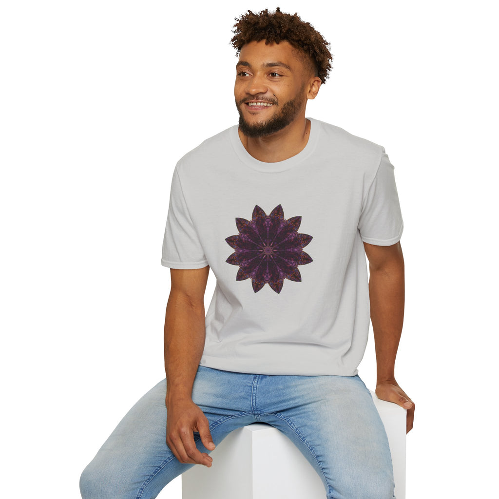 Unisex Softstyle T-Shirt - Love Light Mandalas No.15