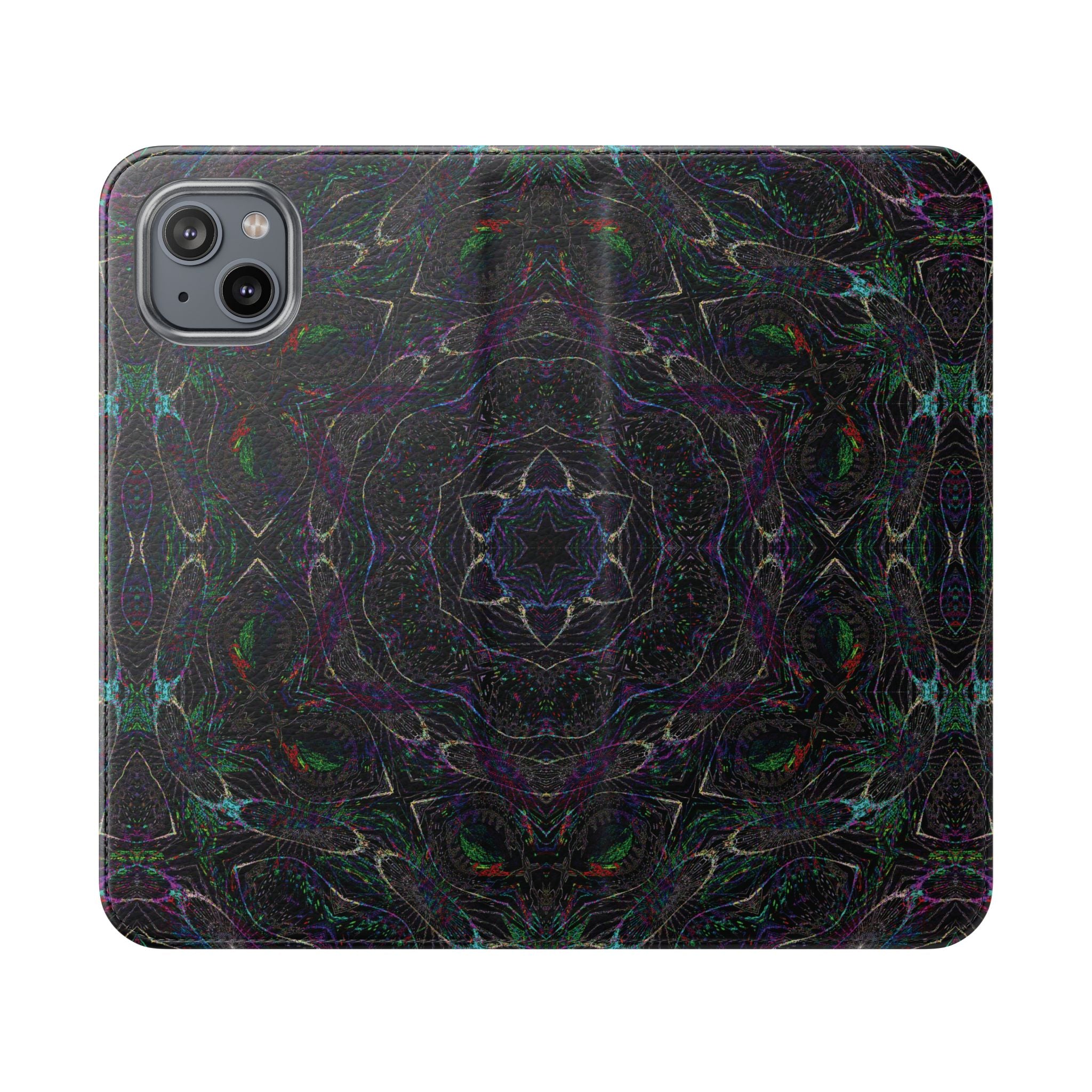 iPhone 14 Flip Case - P5 Kaleidoscopic No.32