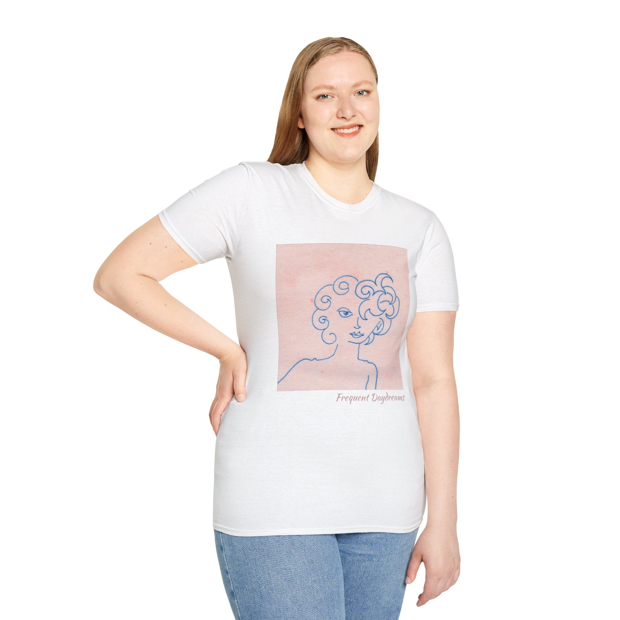 Unisex Softstyle T-Shirt - Frequent Daydreams Sketch No.47