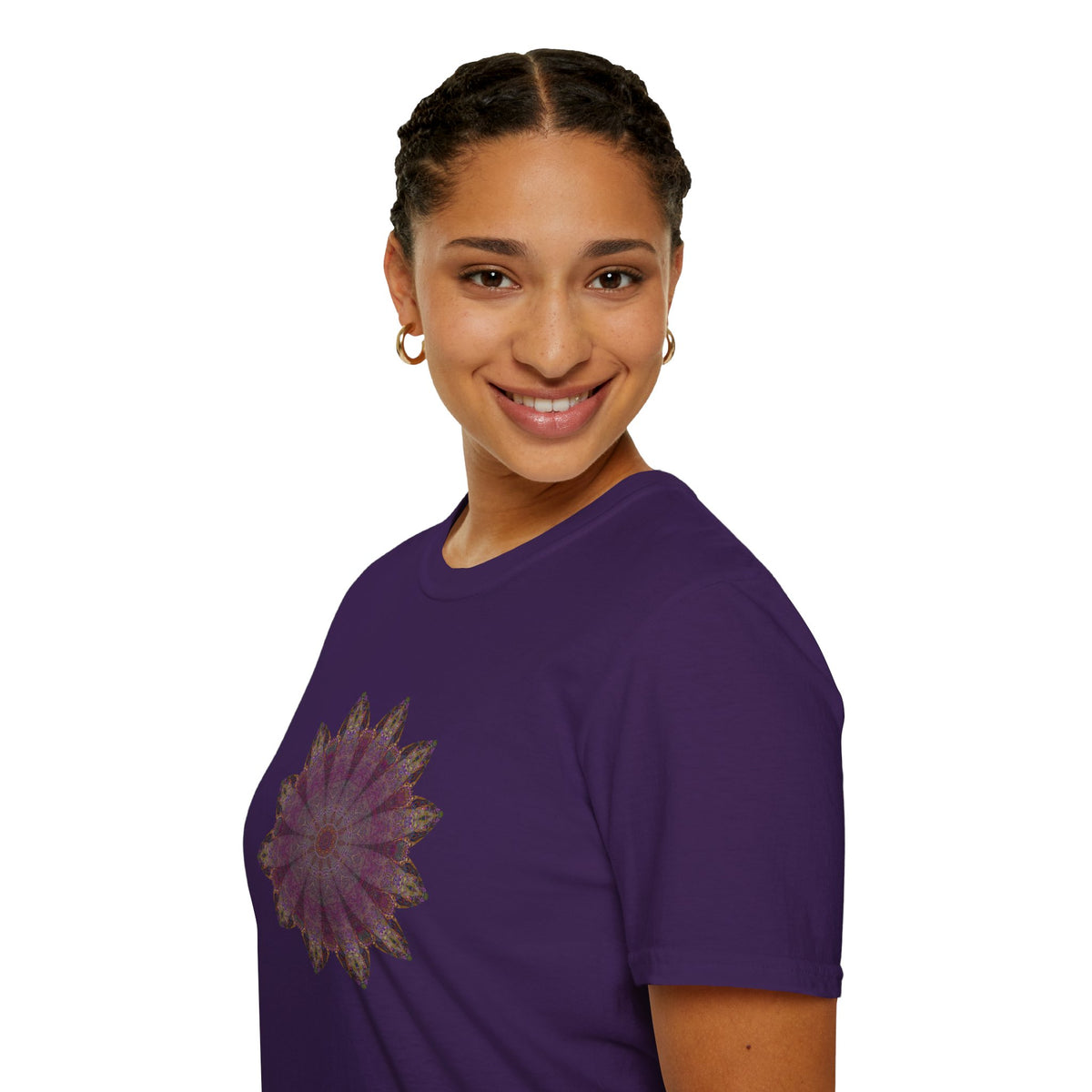 Unisex Softstyle T-Shirt - Love Light Mandalas No.6