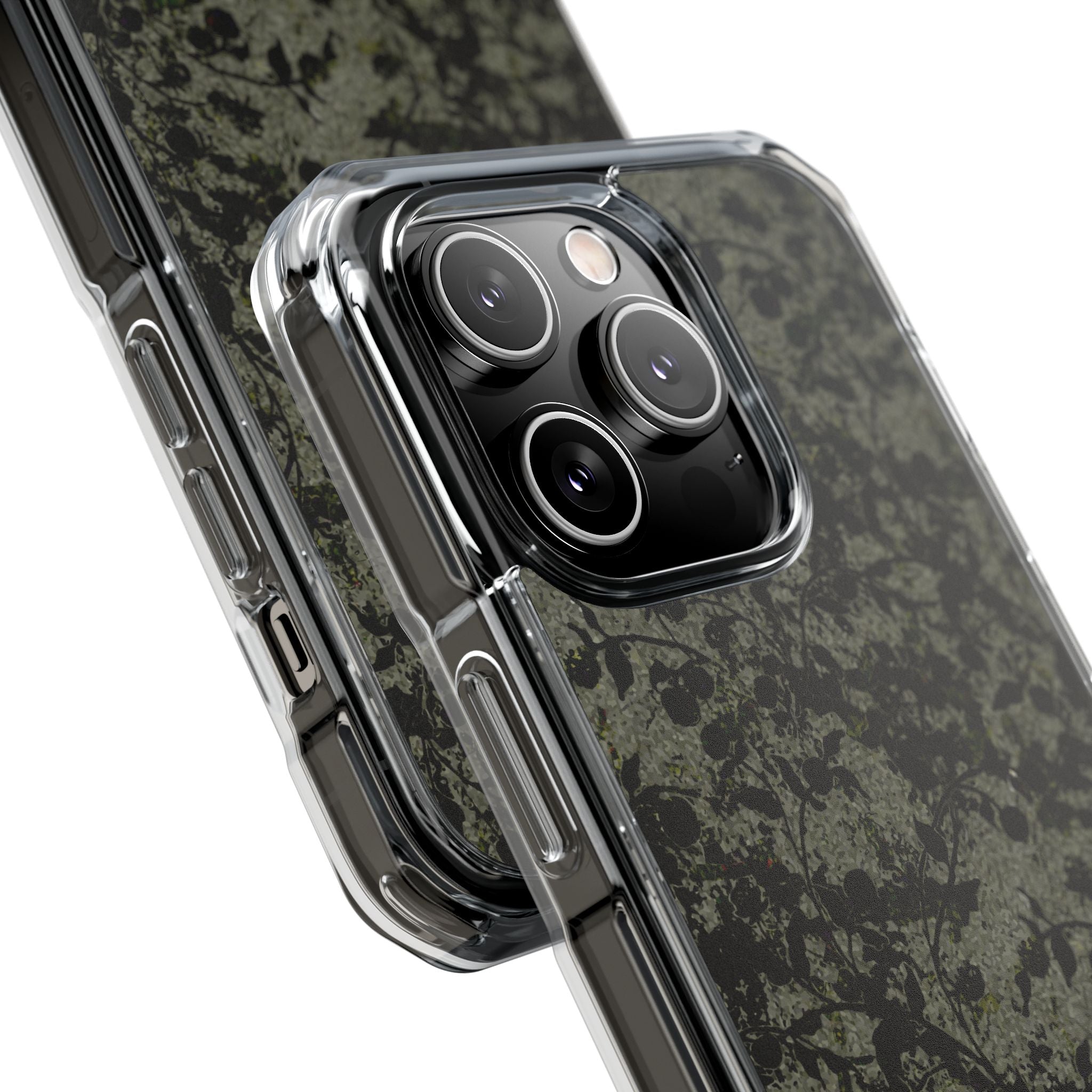 iPhone 14 Magnetic Clear Impact Case - Hidden Weave Series V3 No.25
