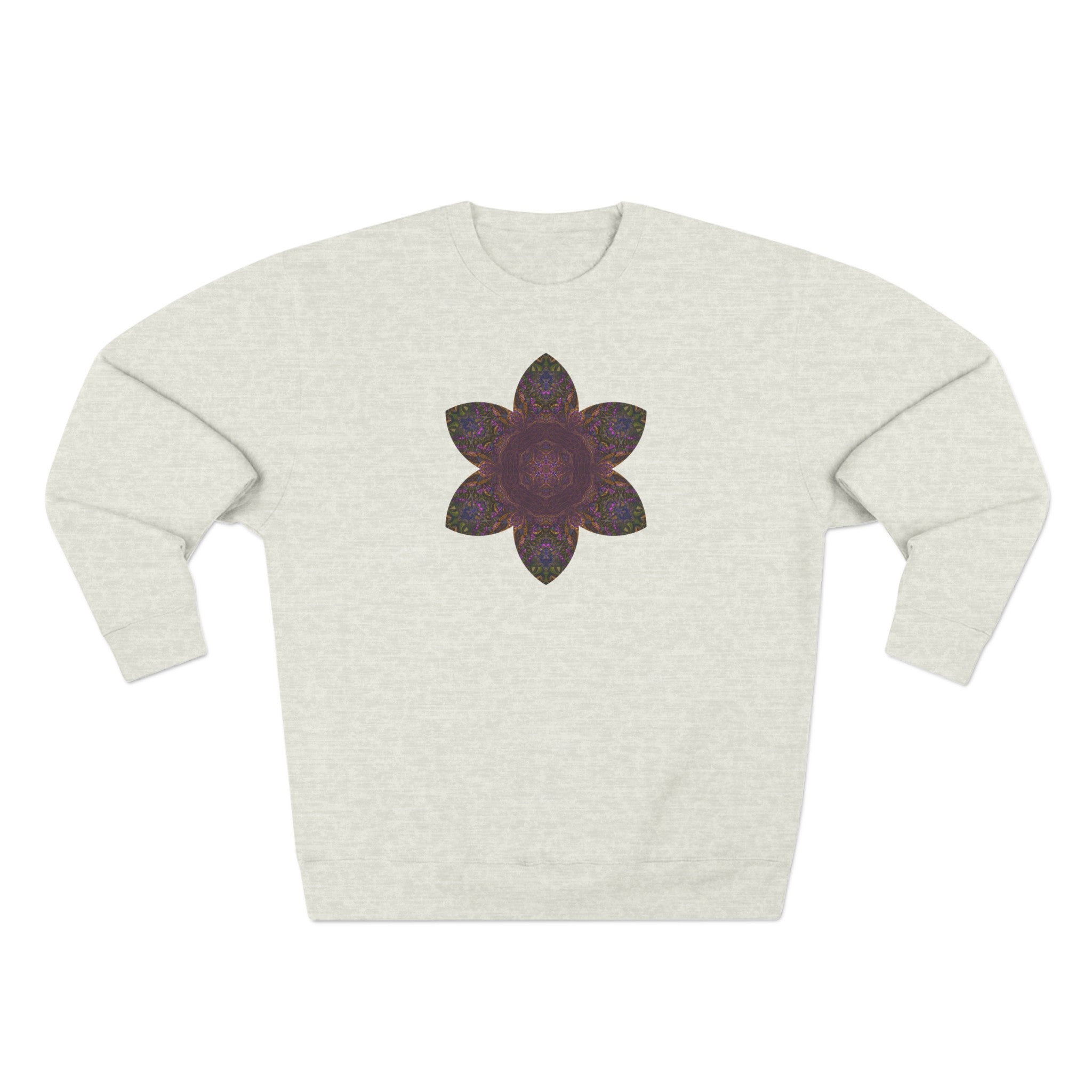 Unisex Crewneck Sweatshirt - Love Light Mandalas No.3