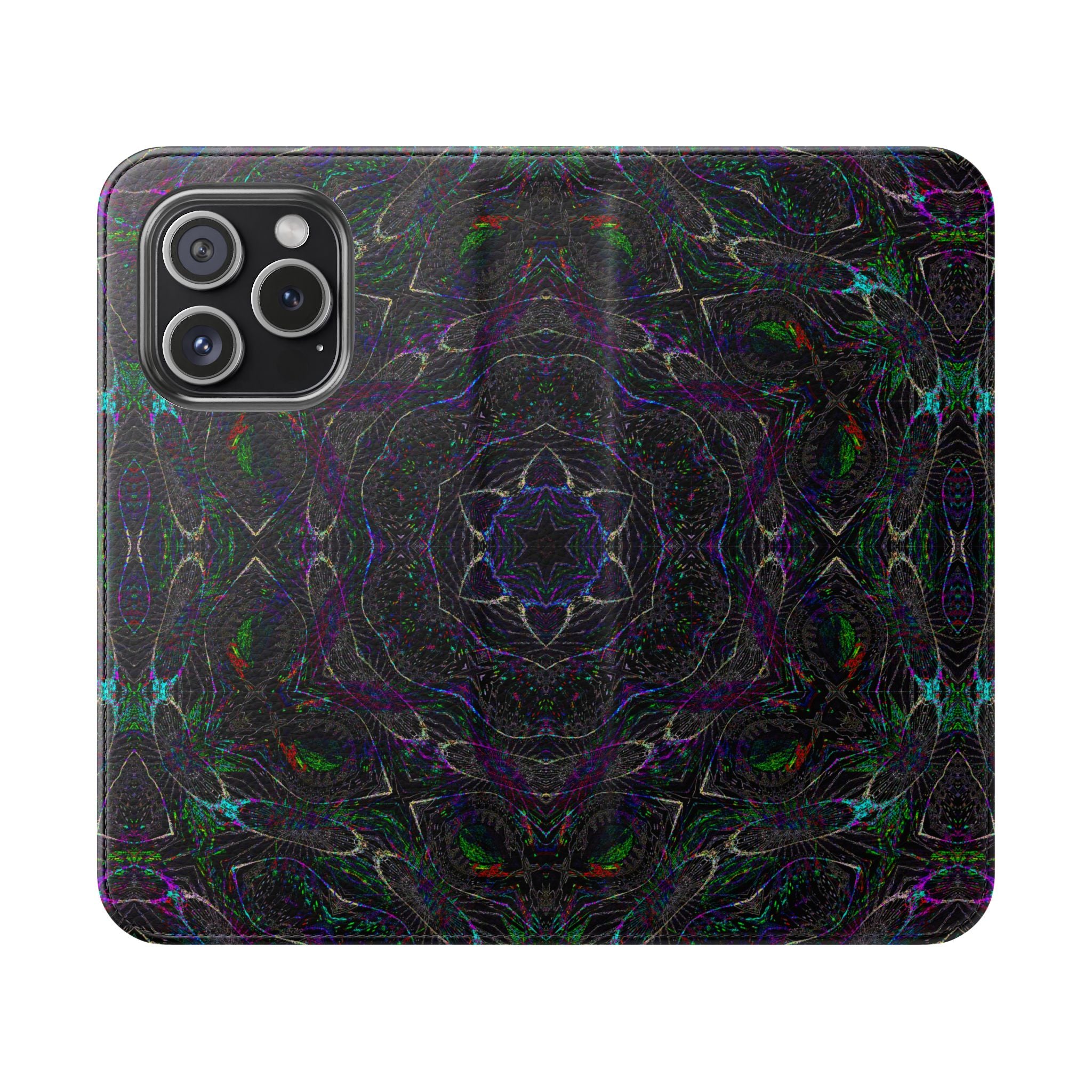 iPhone 15 Flip Case - P5 Kaleidoscopic No.32