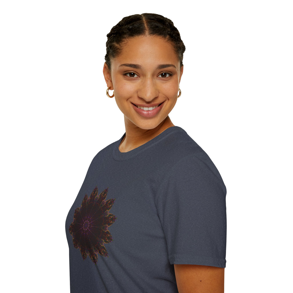 Unisex Softstyle T-Shirt - Love Light Mandalas No.12