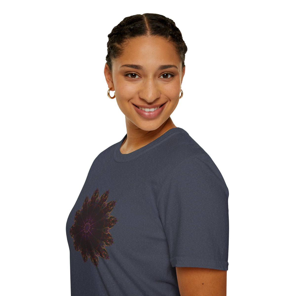 Unisex Softstyle T-Shirt - Love Light Mandalas No.12