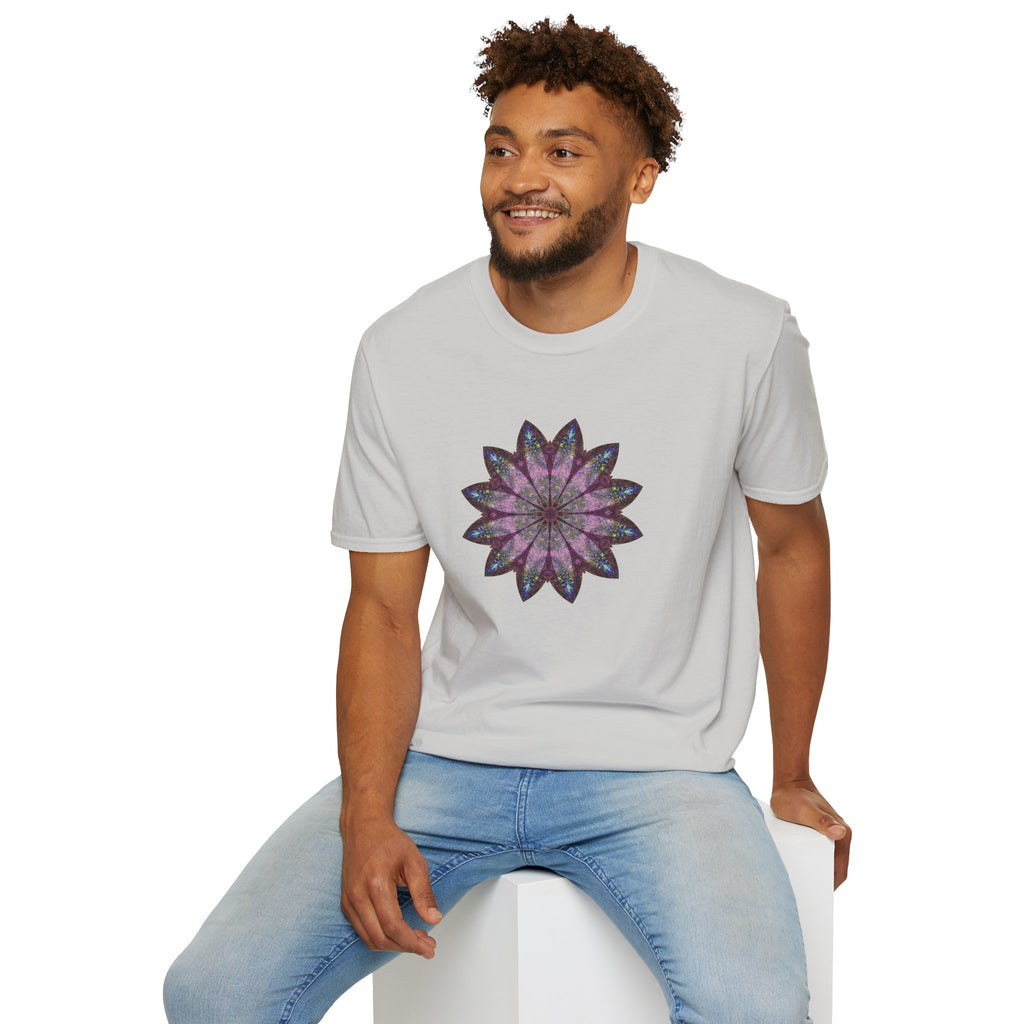 Unisex Softstyle T-Shirt - Love Light Mandalas No.19
