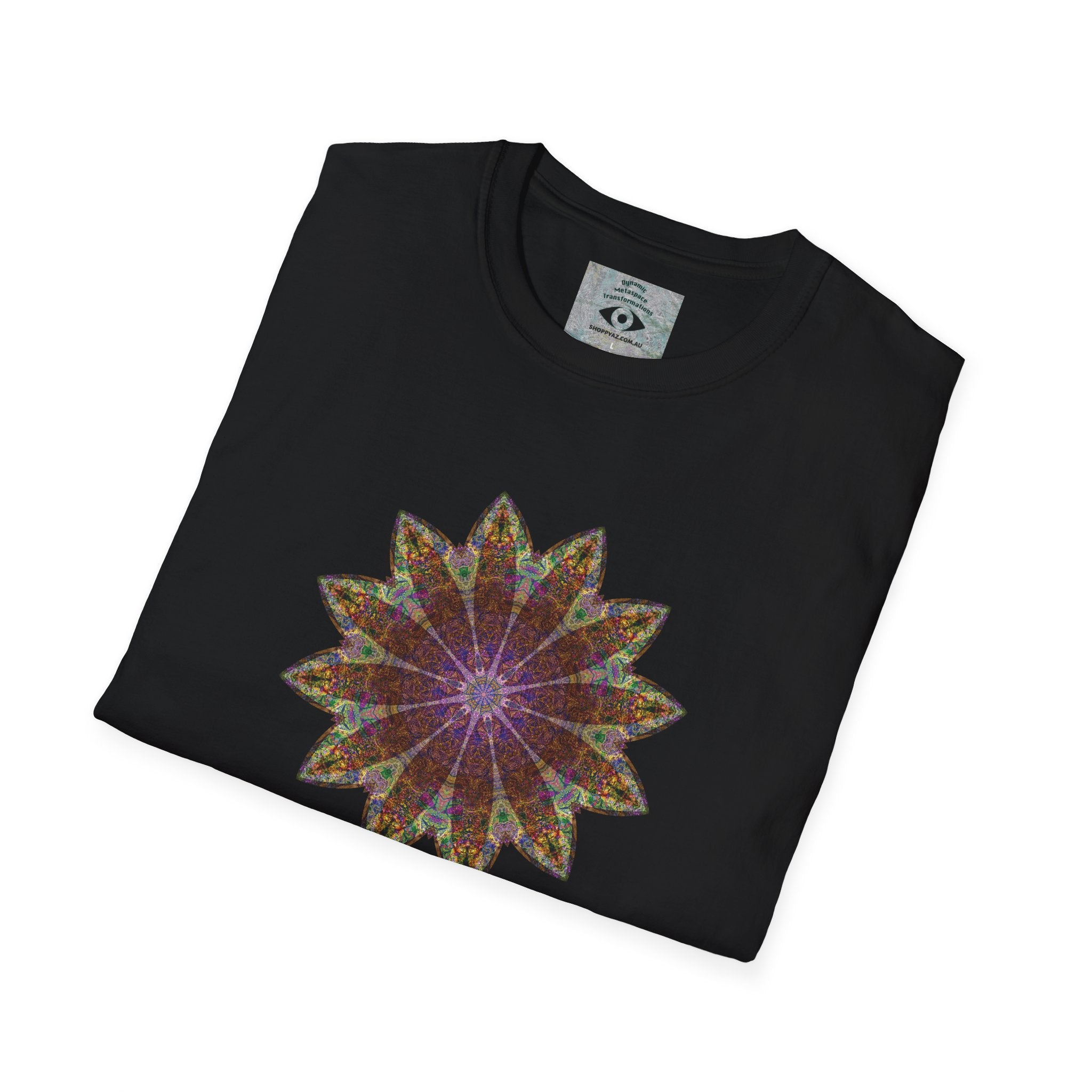 Unisex Softstyle T-Shirt - Love Light Mandalas No.13