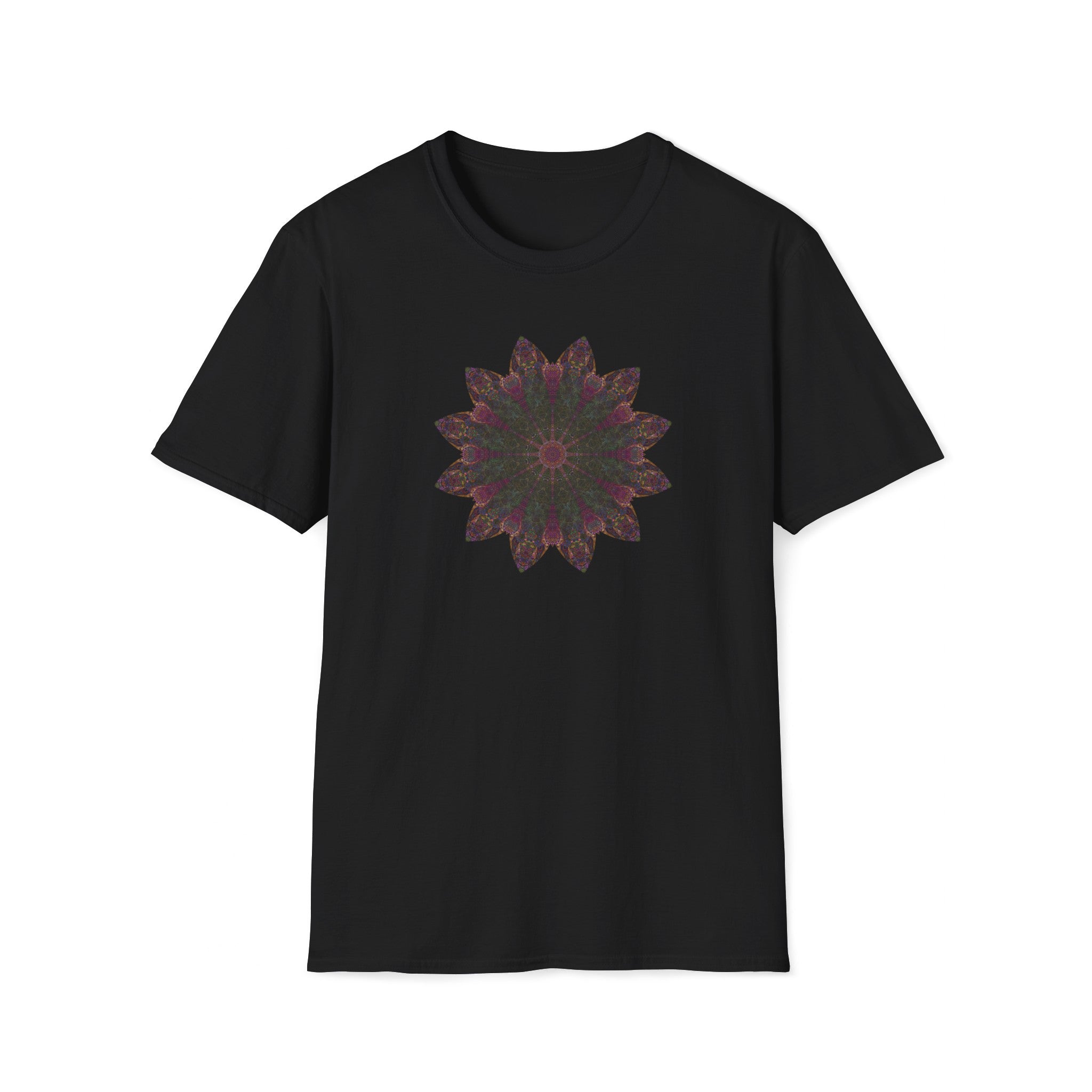Unisex Softstyle T-Shirt - Love Light Mandalas No.7