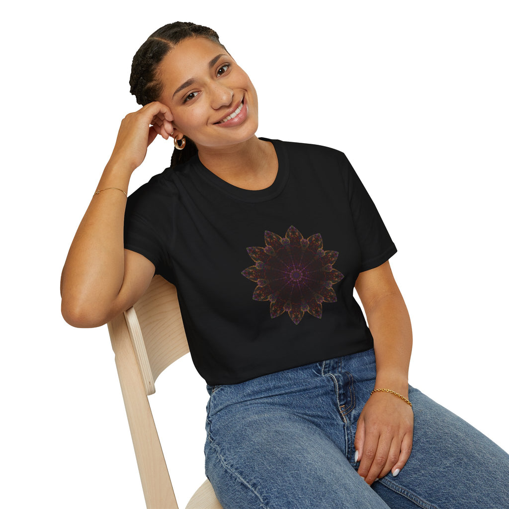 Unisex Softstyle T-Shirt - Love Light Mandalas No.12