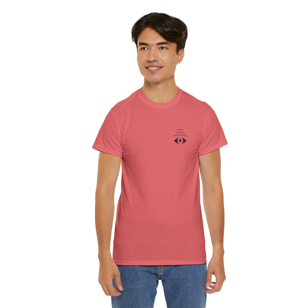 Unisex Heavy Cotton Tee (Back) - DMT Seer No.1