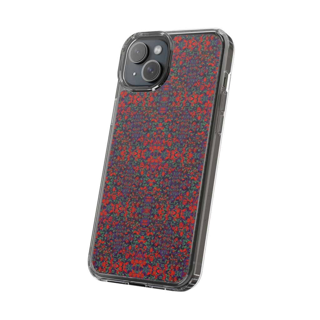 iPhone 15 Clear Case – Hidden Weave Series No.25