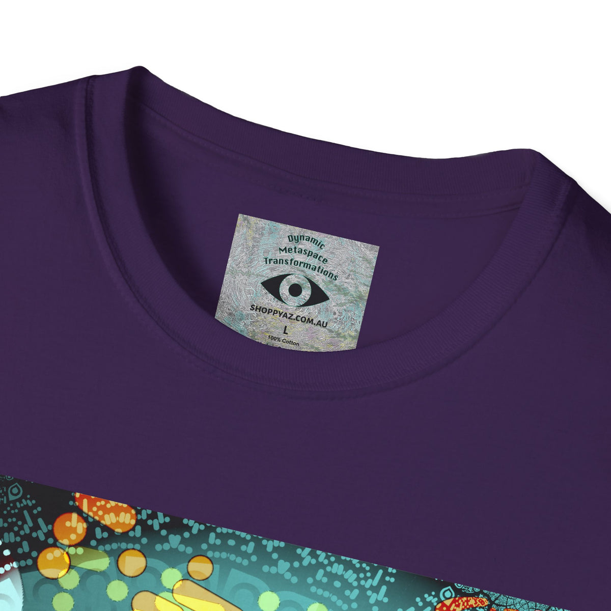 Unisex Softstyle T-Shirt - Psychedelic QR No.1