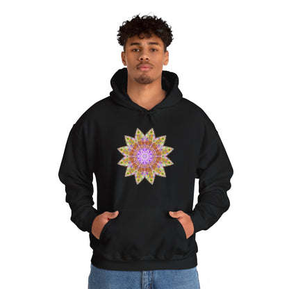 Unisex Heavy Blend™ Hooded Sweatshirt - Love Light Mandalas No.14
