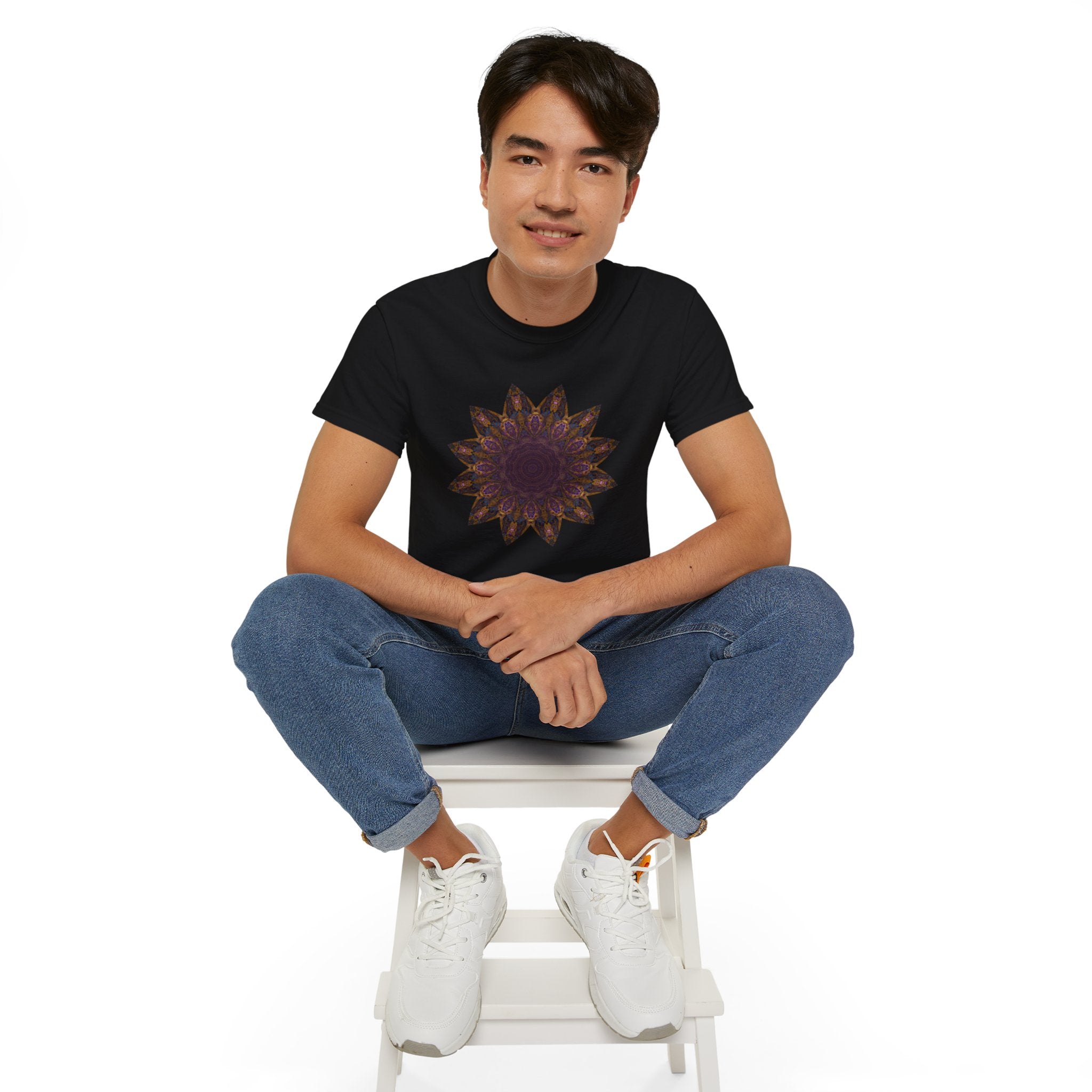 Unisex Ultra Cotton Tee - Love Light Mandalas No.1