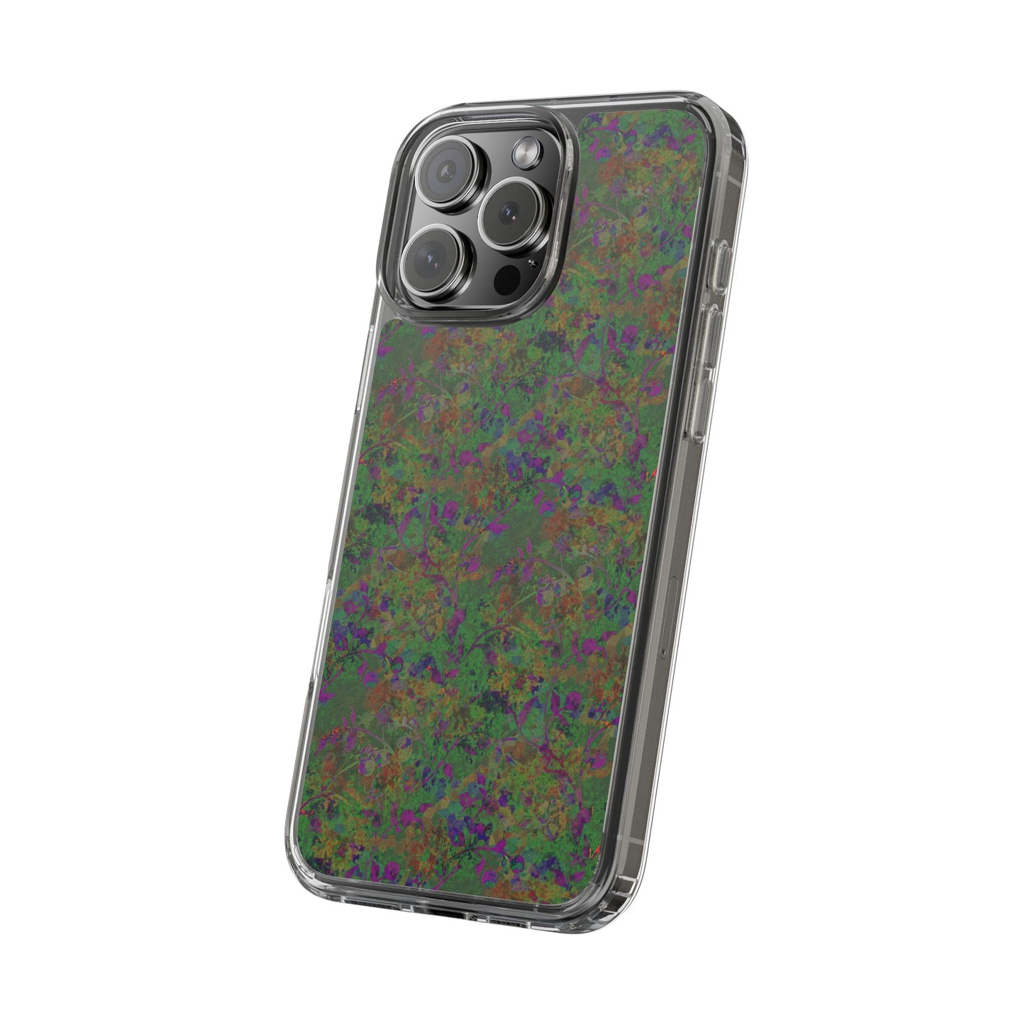 iPhone 16 Clear Case – Hidden Weave Series V3 No.24