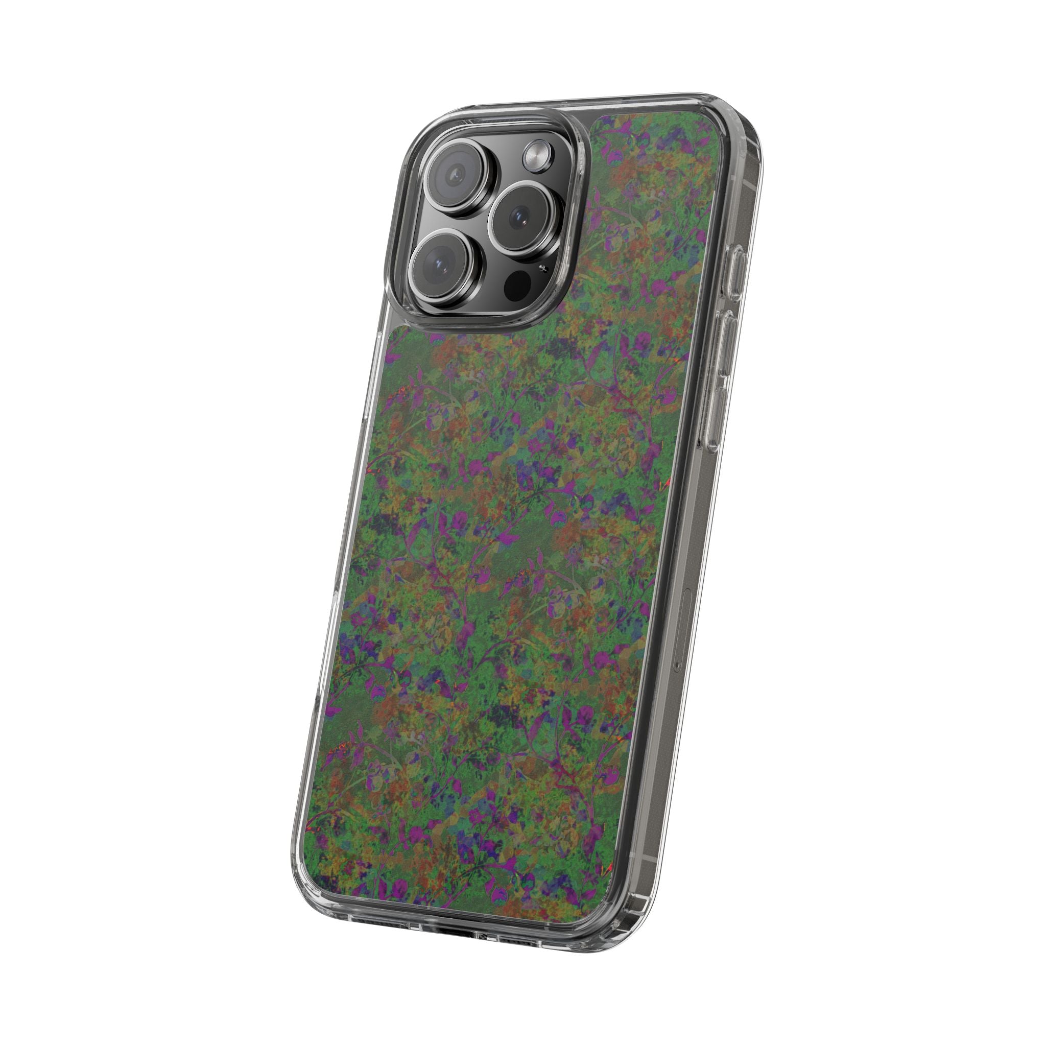 iPhone 16 Clear Case – Hidden Weave Series V3 No.24
