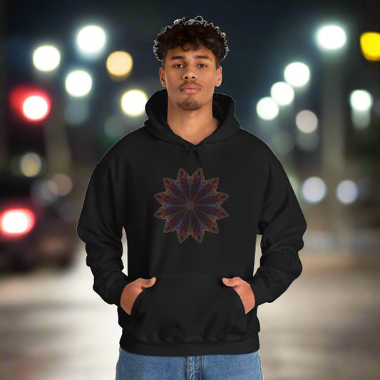Unisex Heavy Blend™ Hooded Sweatshirt - Love Light Mandalas No.10