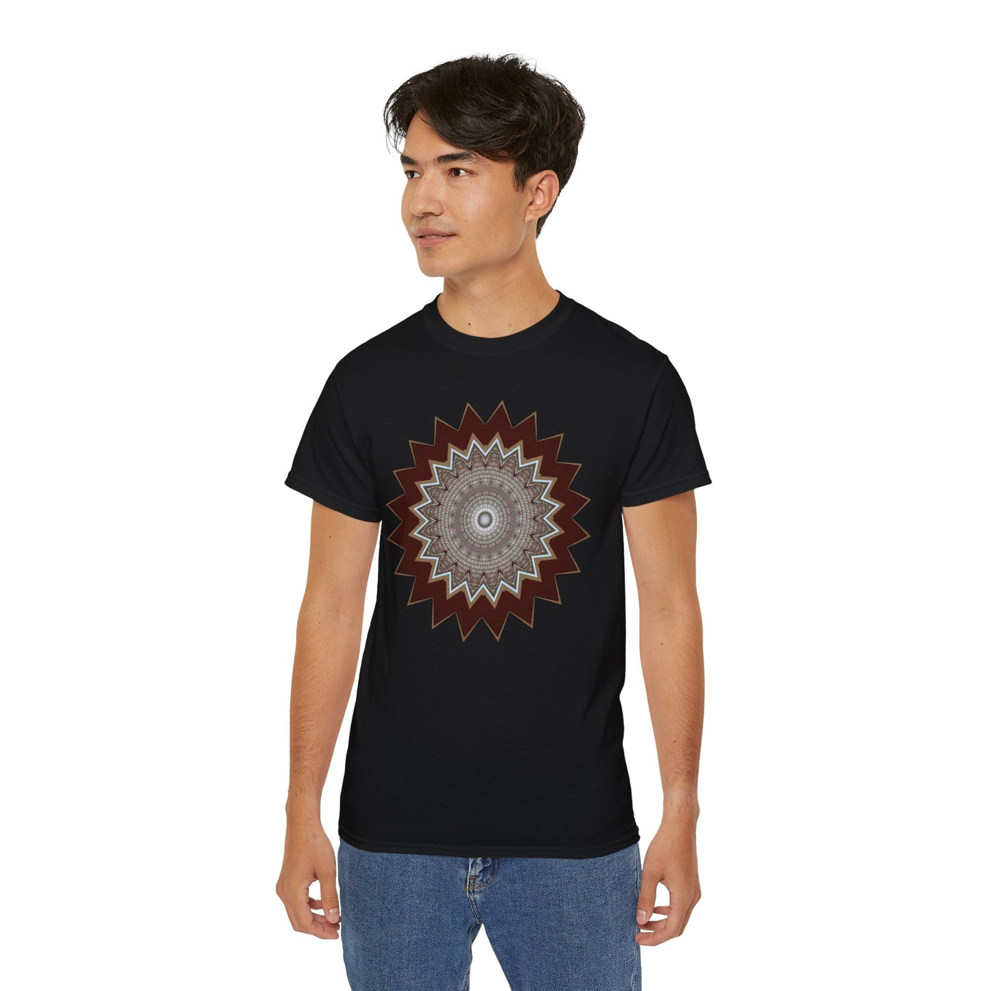 Unisex Ultra Cotton Tee - Mycelium Mandalas No.1
