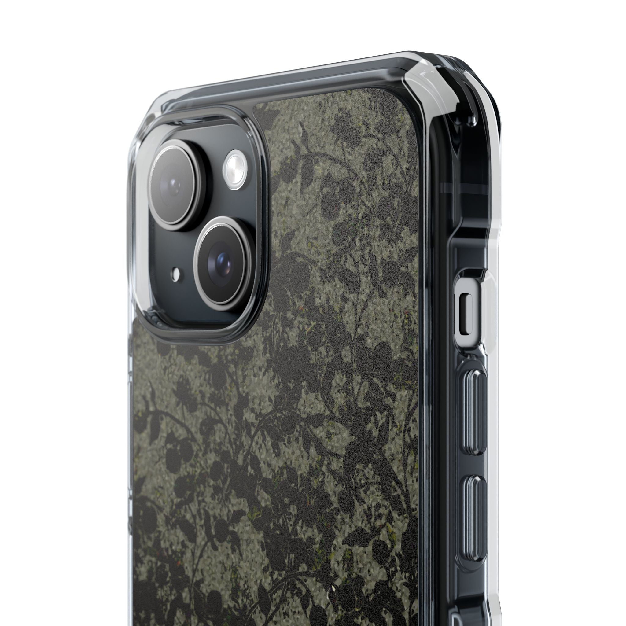 iPhone 15 Magnetic Clear Impact Case - Hidden Weave Series V3 No.25