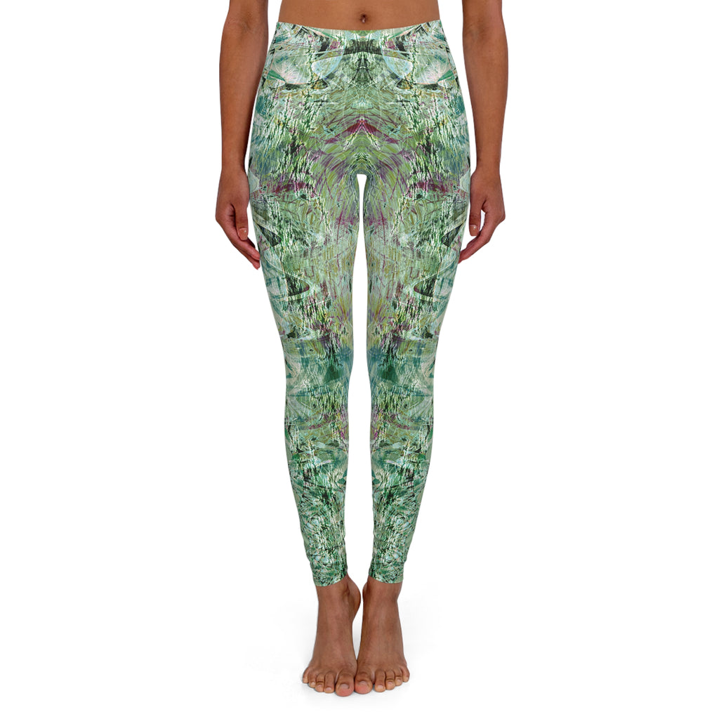 Spandex Leggings - Love Light Fractals No.7a
