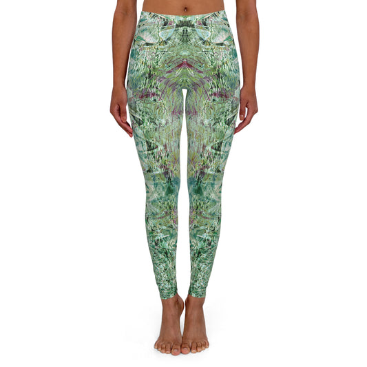 Spandex Leggings - Love Light Fractals No.7a