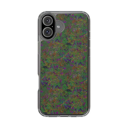 iPhone 16 Clear Case – Hidden Weave Series V3 No.24