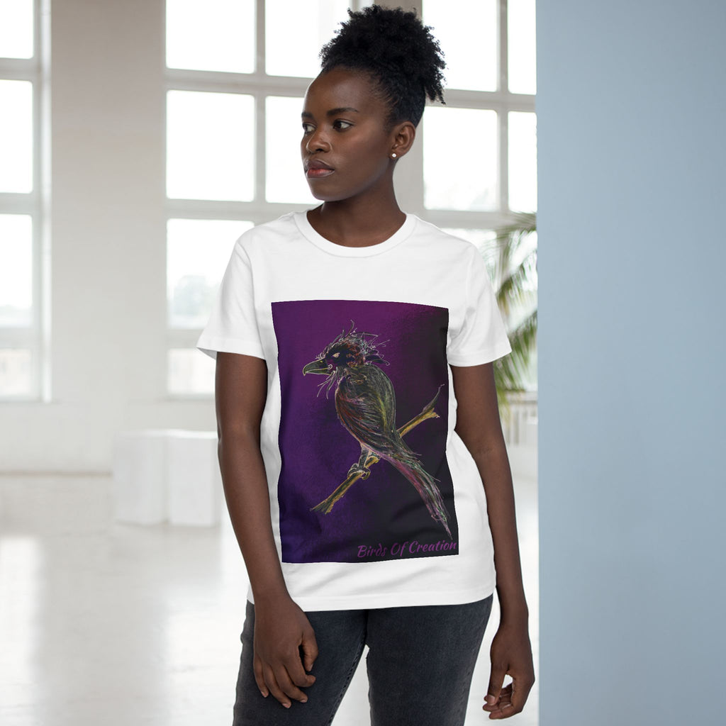 Women’s Maple Tee - Birds Of Creation No.1