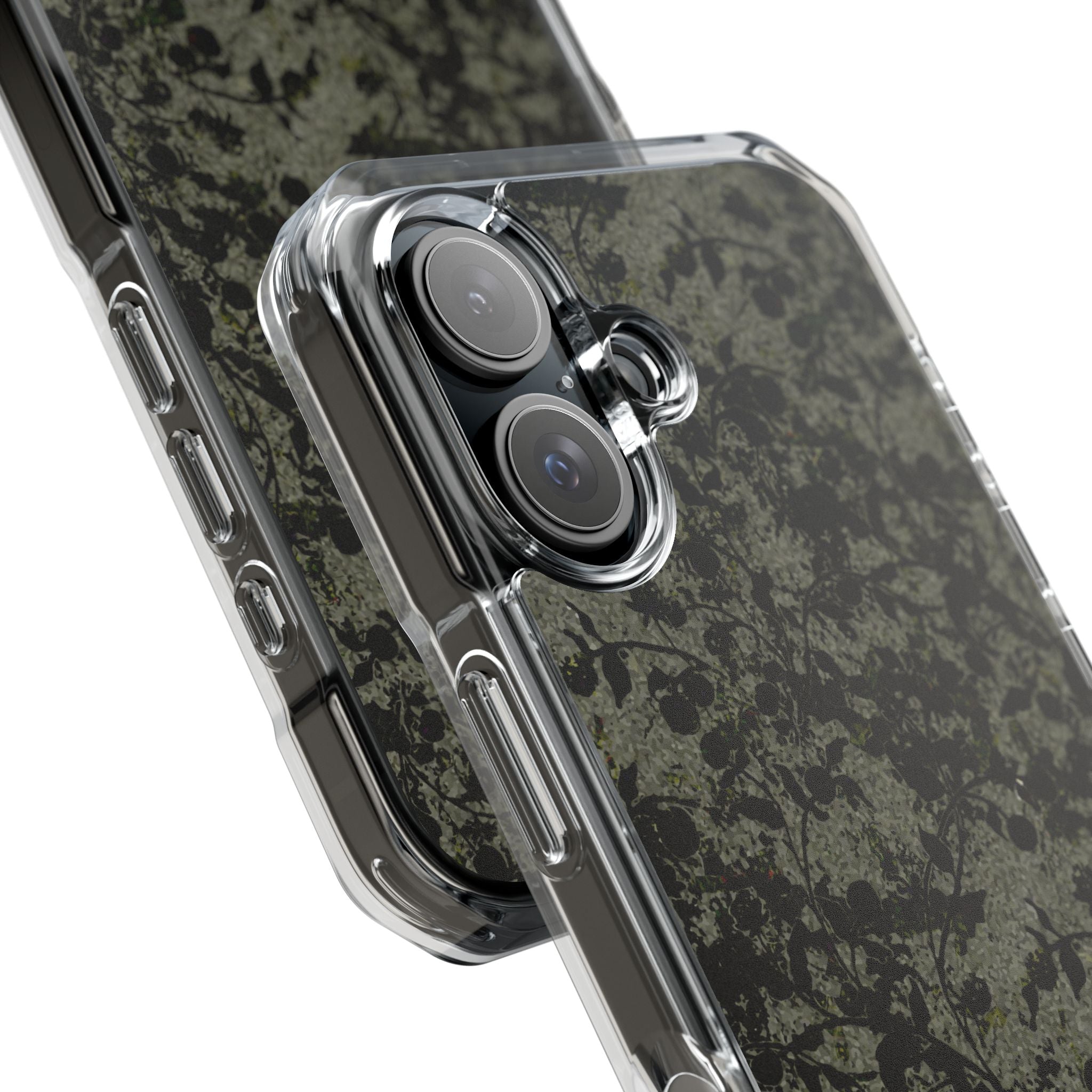 iPhone 16 Magnetic Clear Impact Case - Hidden Weave Series V3 No.25