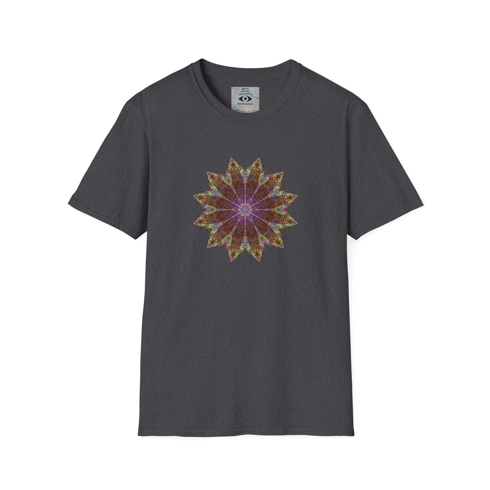 Unisex Softstyle T-Shirt - Love Light Mandalas No.13