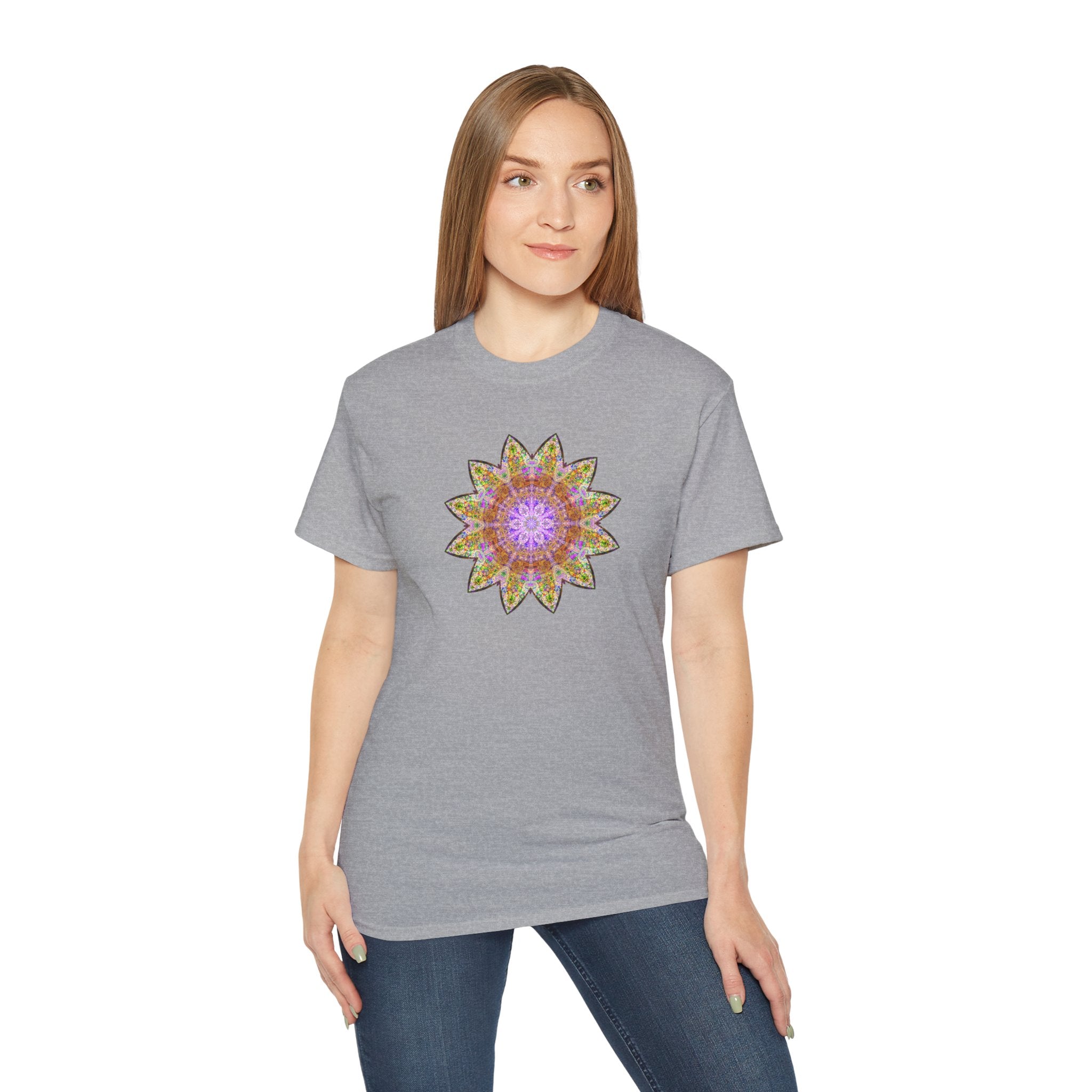 Unisex Ultra Cotton Tee - Love Light Mandalas No.14
