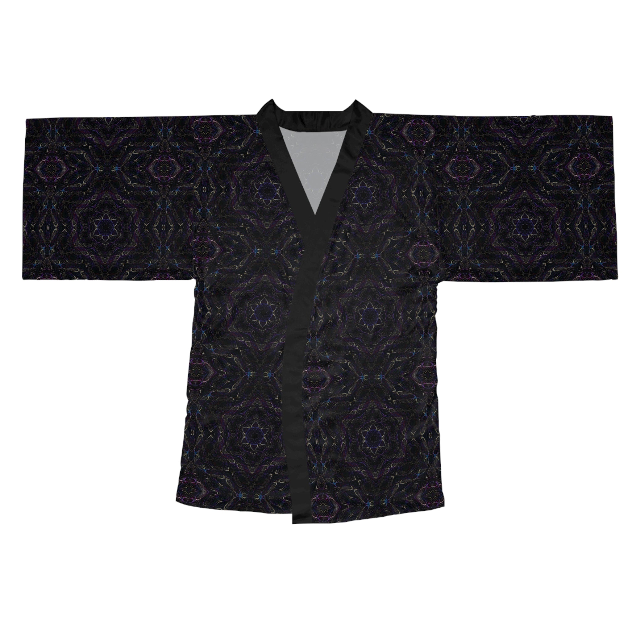 Long Sleeve Kimono Robe - P5 Kaleidoscopic No.13