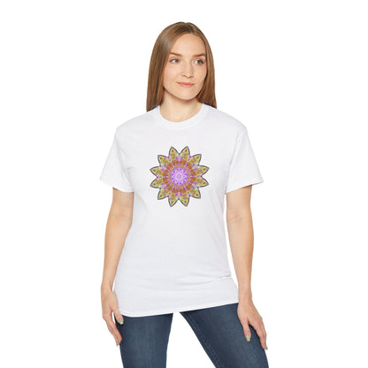 Unisex Ultra Cotton Tee - Love Light Mandalas No.14