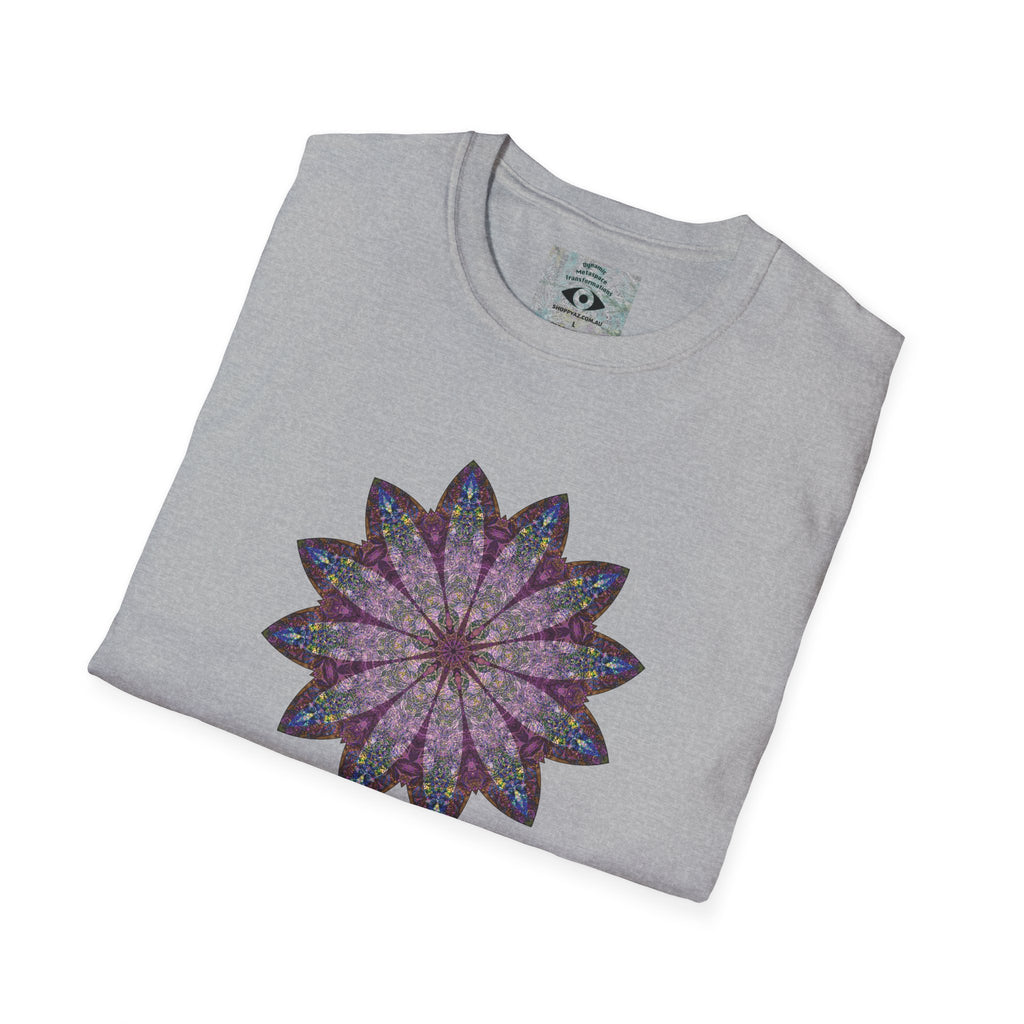 Unisex Softstyle T-Shirt - Love Light Mandalas No.17