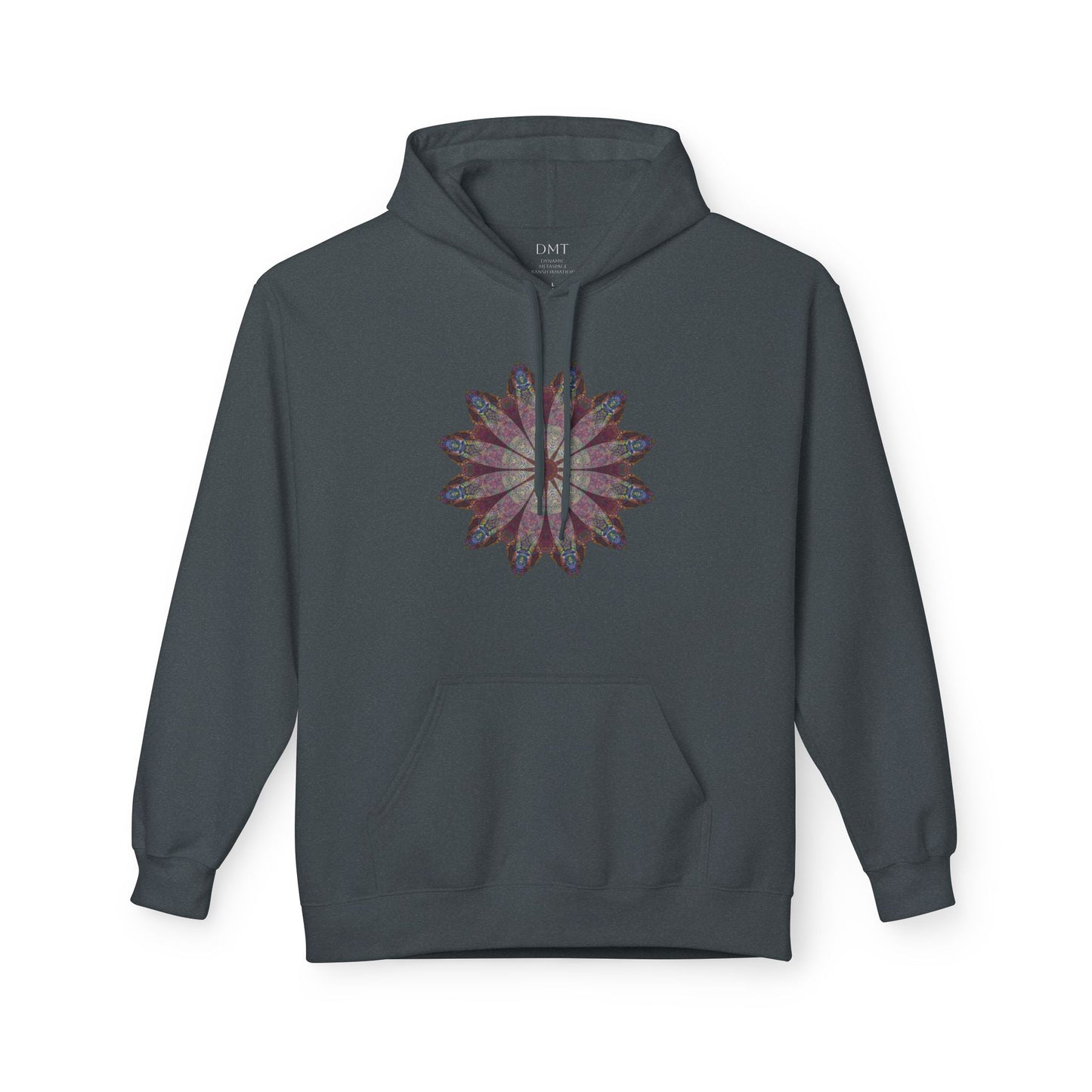Unisex Midweight Softstyle Fleece Hoodie - Love Light Mandalas No.9