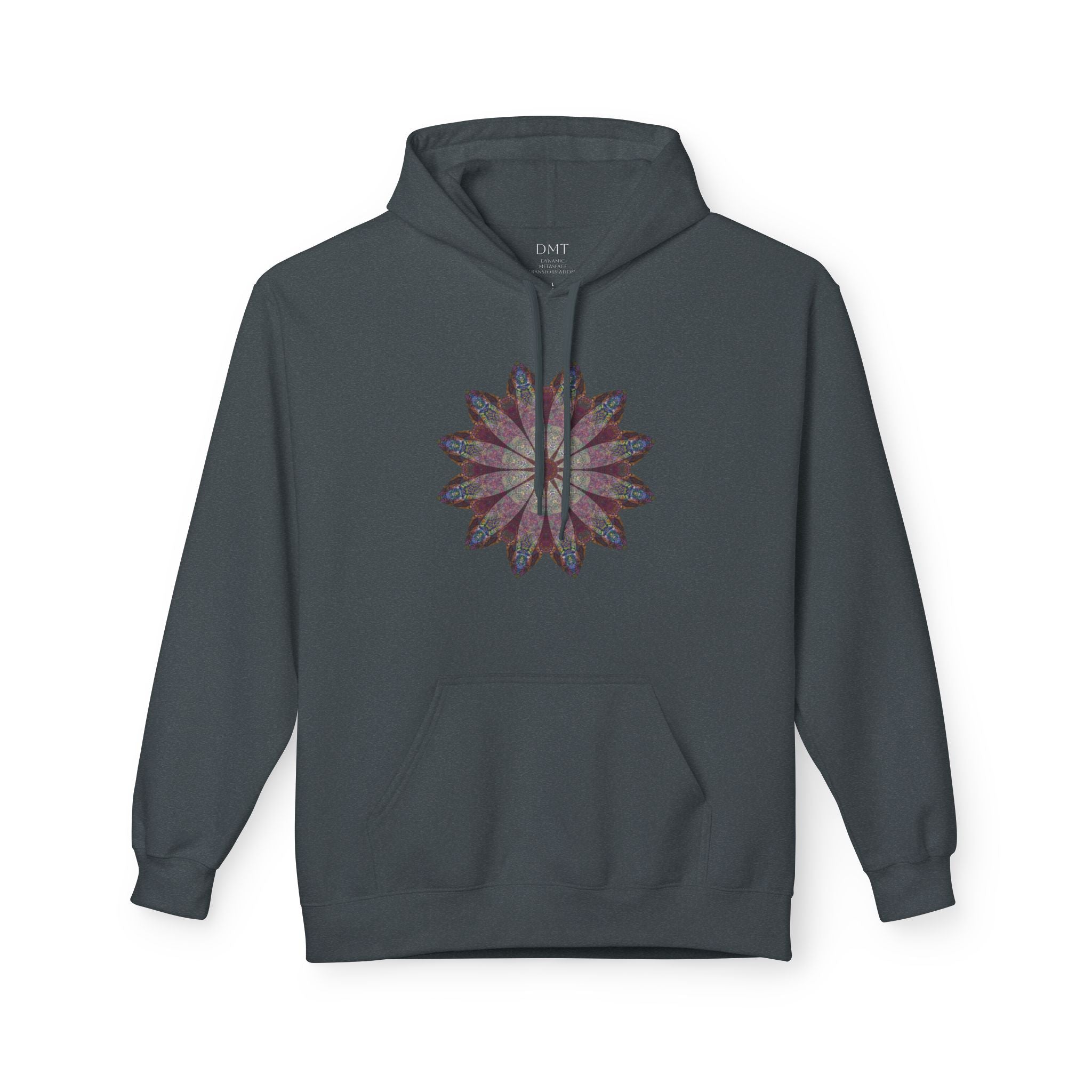 Unisex Midweight Softstyle Fleece Hoodie - Love Light Mandalas No.9