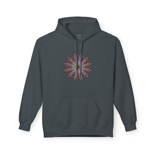 Unisex Midweight Softstyle Fleece Hoodie - Love Light Mandalas No.9