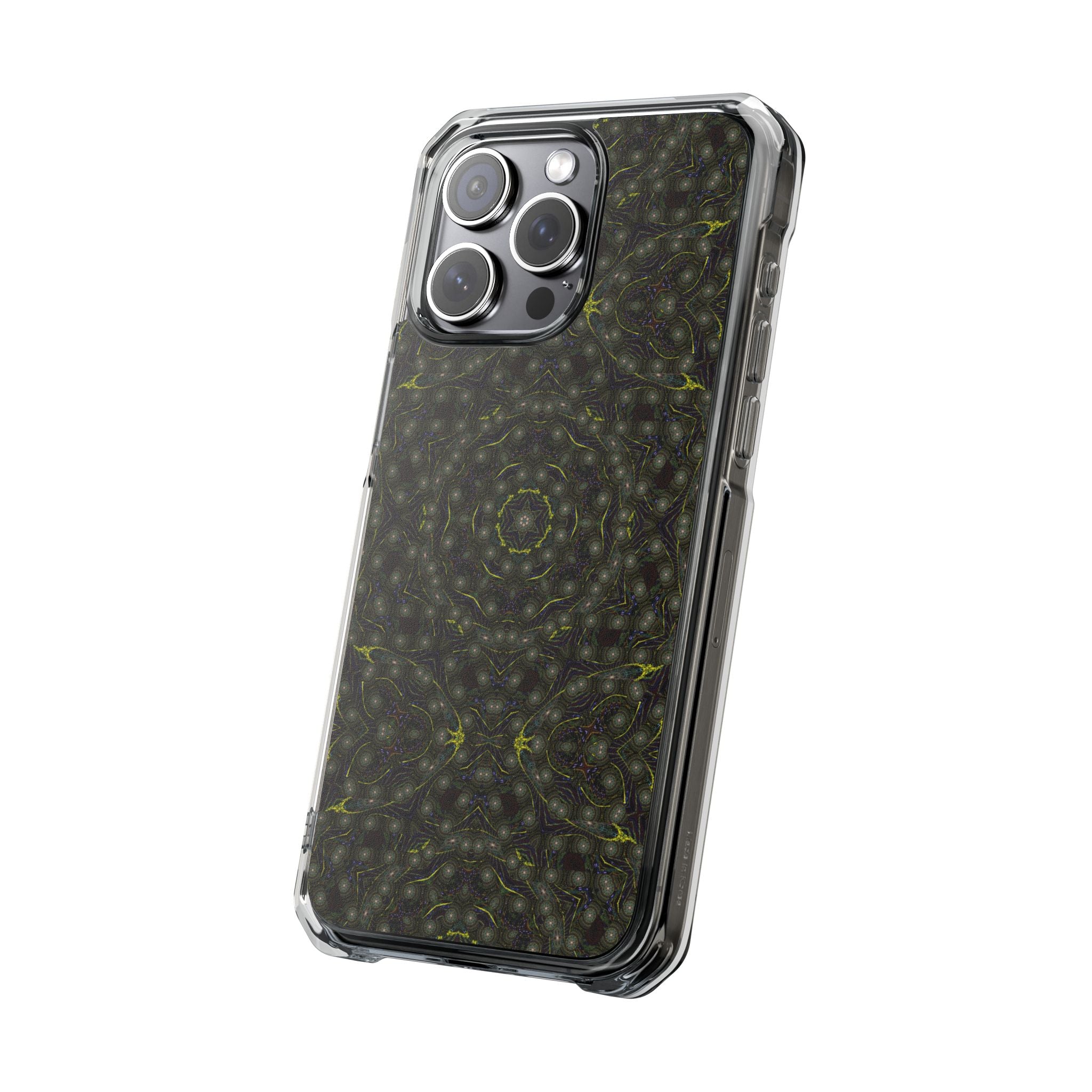 iPhone 15 Magnetic Clear Impact Case - P5 Kaleidoscopic No.2