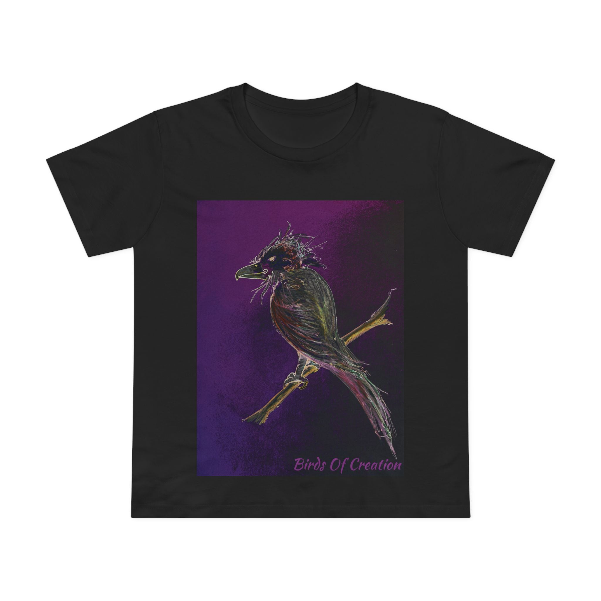 Women’s Maple Tee - Birds Of Creation No.1