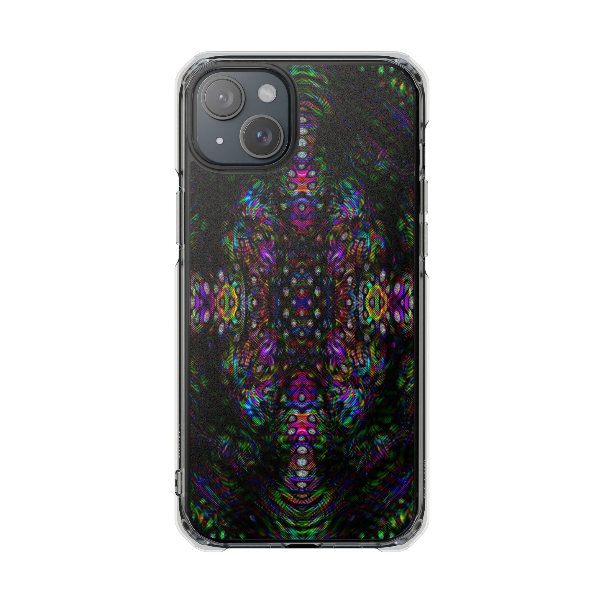iPhone 15 Magnetic Clear Impact Case - DMT Scribe Tiles No.2