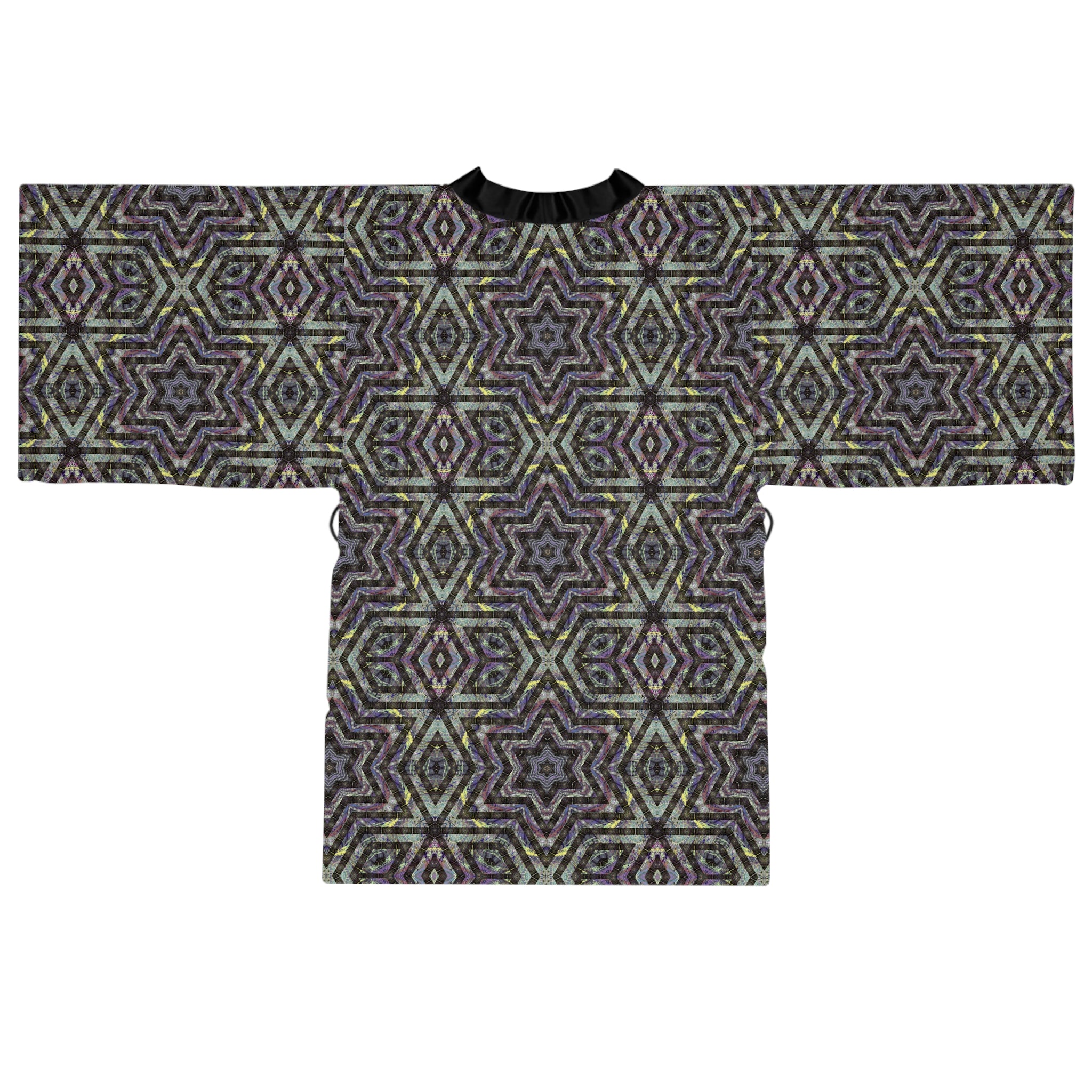 Long Sleeve Kimono Robe - P5 Kaleidoscopic No.1