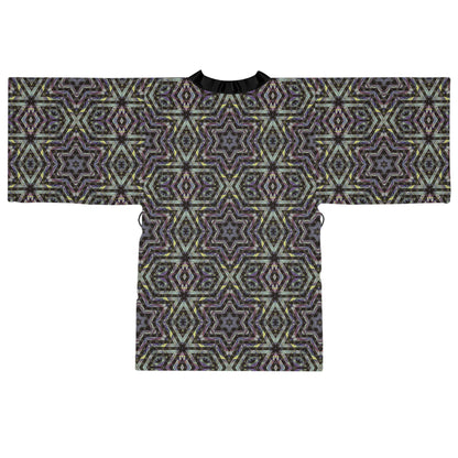 Long Sleeve Kimono Robe - P5 Kaleidoscopic No.1