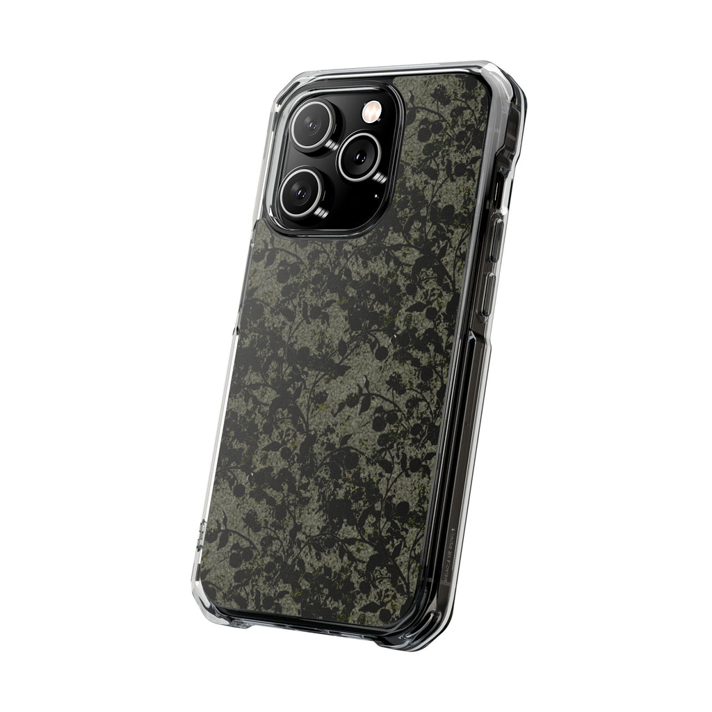 iPhone 14 Magnetic Clear Impact Case - Hidden Weave Series V3 No.25