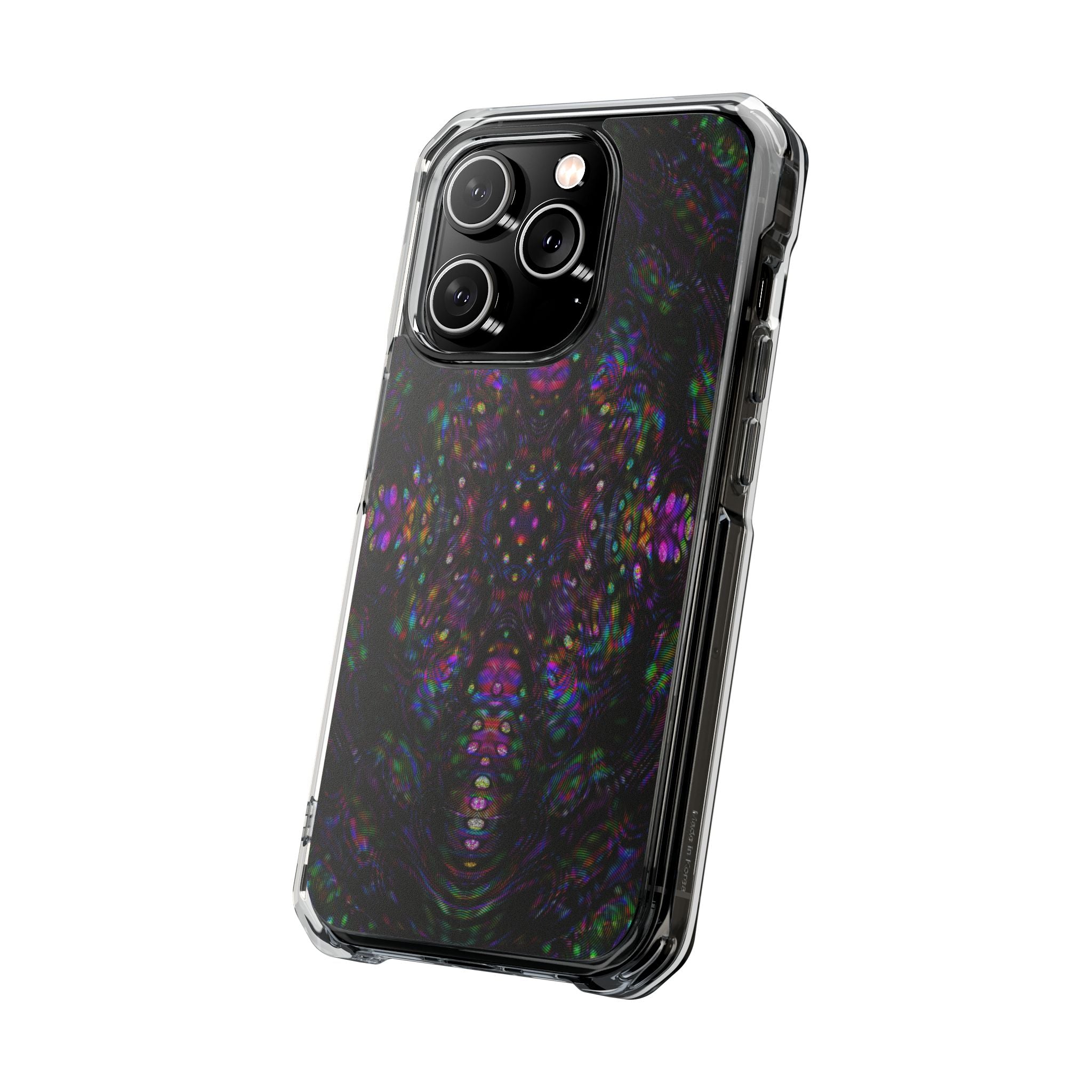 iPhone 14 Magnetic Clear Impact Case - DMT Scribe Tiles No.3